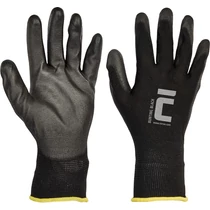Bunting Black PU mártott kesztyű