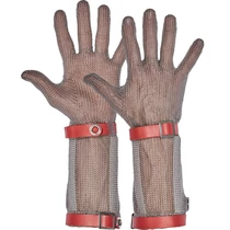 Bátmetall acélszemes kesztyű 15 cm mandzsetta