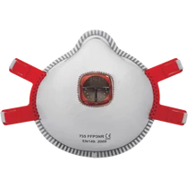 JSP Typhoon 735 FFP3 szelepes szűrőfélálarc (10db-os doboz)