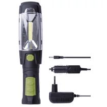 COB LED Tölthető zseblámpa+6led P4518