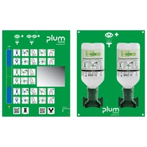 Plum szemkimosó állomás 2 x 500 ml elsősegély szemkimosóval