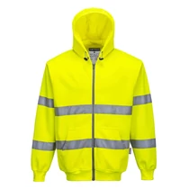 Hi-Vis zippzáros pulóver Yellow