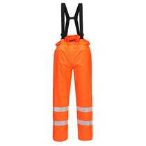 Lángmentes antisztatikus esőnadrág - bélés nélkül Orange