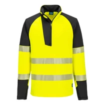 PW3 Hi-Vis negyed zipzáras pulóver