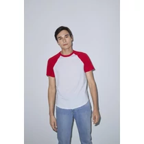 Unisex poly-cotton rövid ujjúraglán póló