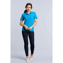 Softstyle® ladies&#039; double piqué polo
