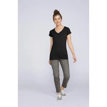 Softstyle női v-nyakú póló