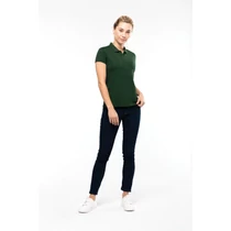 Ladies’ short-sleeved piqué polo shirt