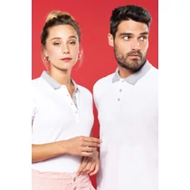 Men&#039;s two-tone piqué polo shirt
