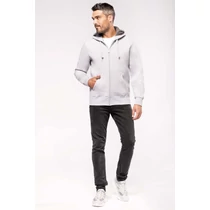 Full zip hooded sweatshirt