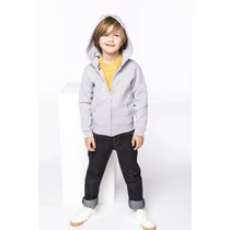 Kids full zip hooded sweatshirt