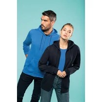 Full zip hooded sweatshirt