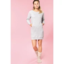 Organic fleece lounge dress