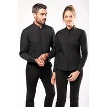 Men&#039;s long-sleeved mandarin collar shirt