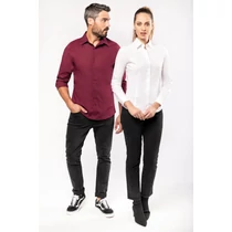Ladies&#039; long-sleeved stretch shirt