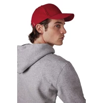 6 panel cap in organic cotton