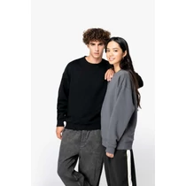 Unisex eco-friendly oversized crew neck sweatshirt