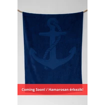 Olima „anchor” jacquard beach towel