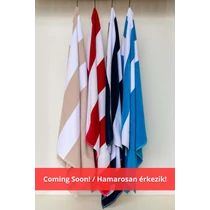 Olima „classic marine” beach velour towel