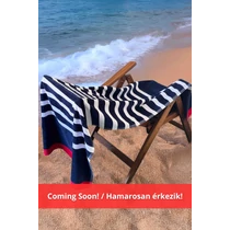 Olima „sailor” beach velour towel