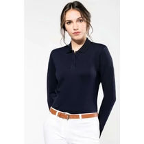 Ladies&#039; long-sleeved supima® polo shirt