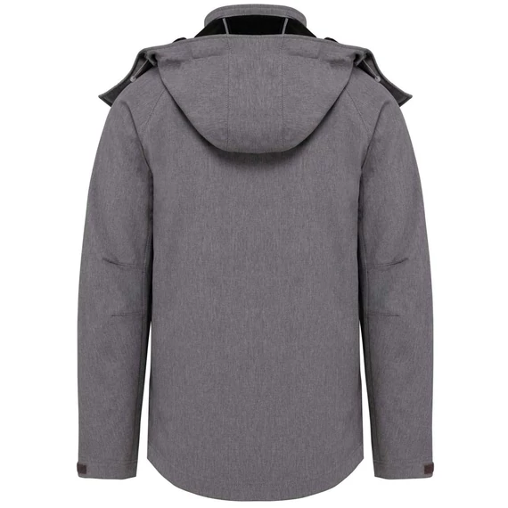 Levehető kapucnis softshell kabát
