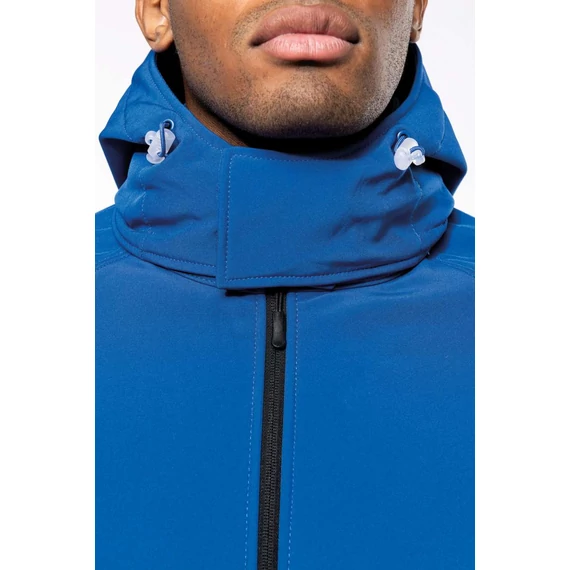 Levehető kapucnis softshell kabát