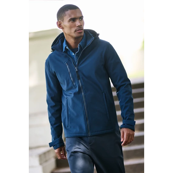 3 rétegű kapucnis softshell kabát