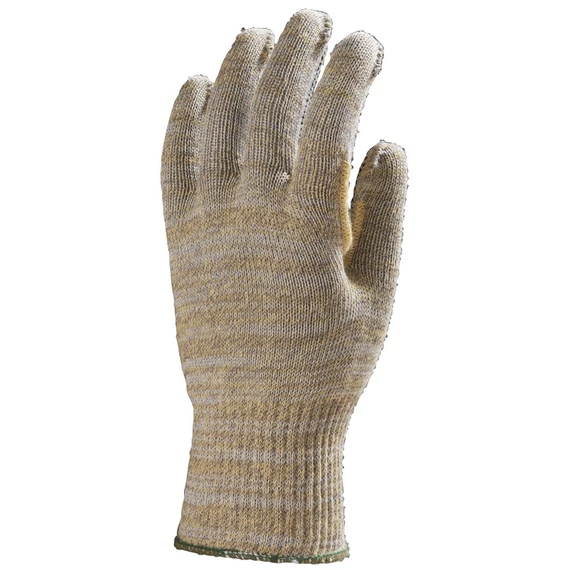 Kötött multiszálas 5-ös vágásbiztos minipöttyös kesztyű