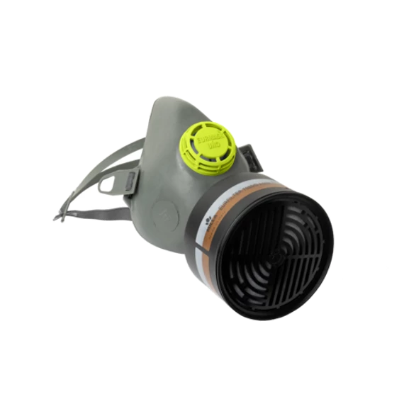 Eurmask DIN egyszűrős szerelvényezhető félálarc