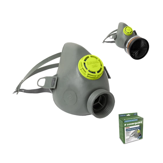 Eurmask DIN egyszűrős szerelvényezhető félálarc