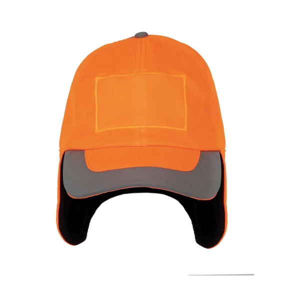 KP214 füles téli Hi-Vis sapka