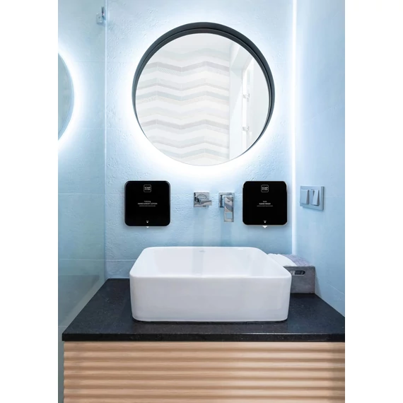 Soap-In-A-Box fényes fekete kéz- és testápoló adagoló