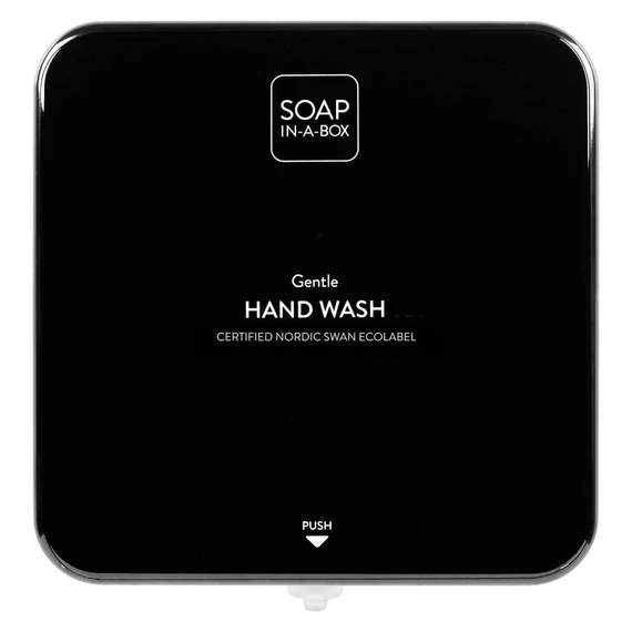 Soap-In-A-Box fényes fekete szappan adagoló