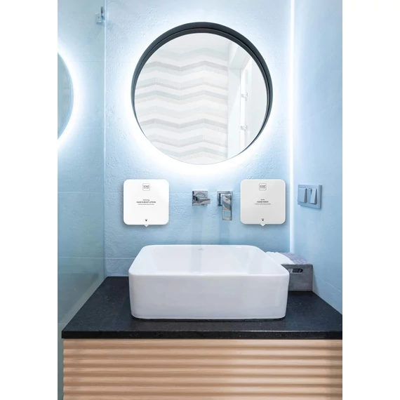 Soap-In-A-Box fényes fehér kéz- és testápoló adagoló