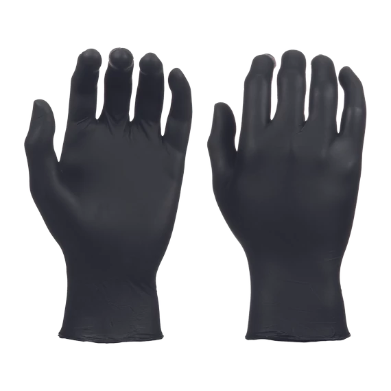 Ansell 93-852 Microflex fekete nitril kesztyű