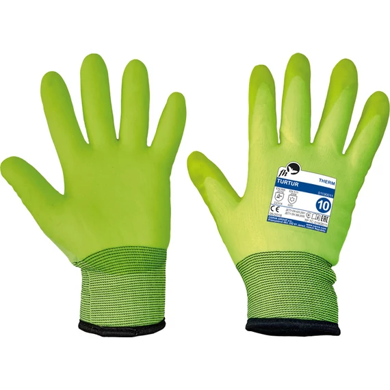 Turtur FH PVC mártott téli kesztyű
