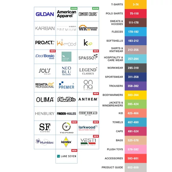 Tshirt europe 2026 katalógus
