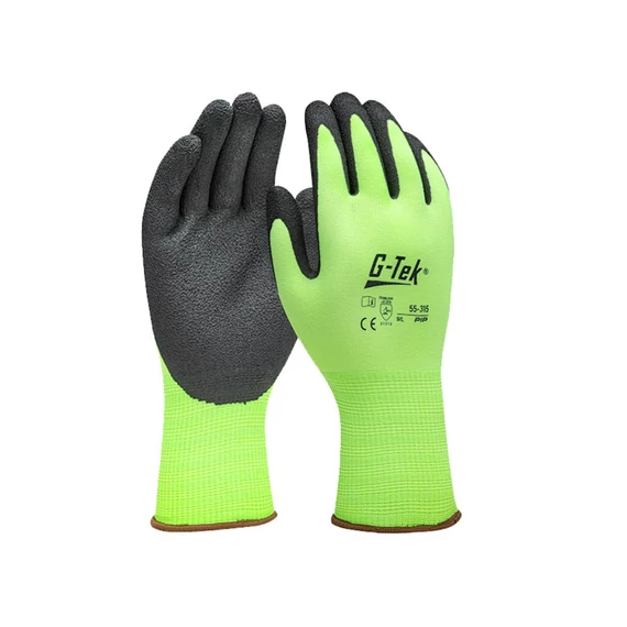 G-TEK latex tenyérmártott kesztyű