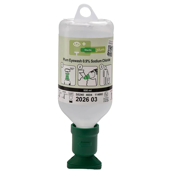 Plum elsősegély szemkimosó, 500 ml - védőkupak nélküli
