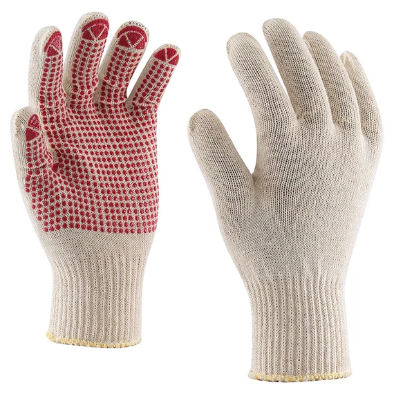 Rock pöttyözött cérnakesztyű