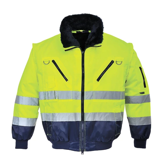 Hi-Vis 3 az 1-ben Pilóta kabát YeNa