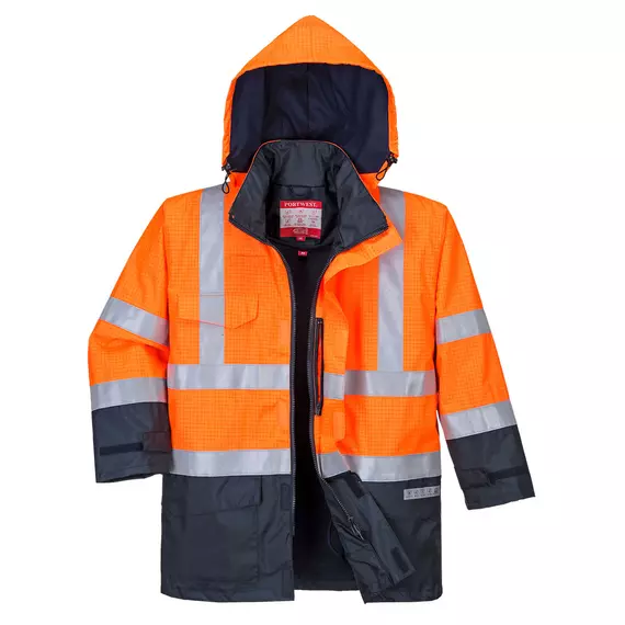 Bizflame Rain Hi-Vis Multi-Protection kabát OrNa