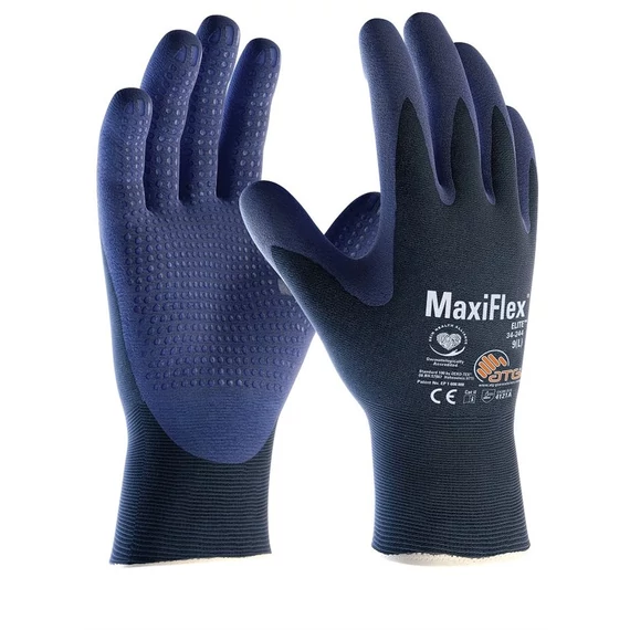 ATG MaxiFlex Elite pontozott védőkesztyű - 34-244