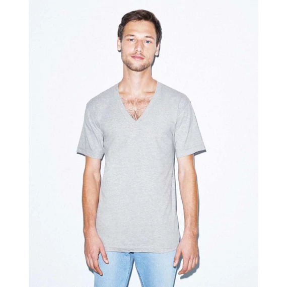 Unisex fine jersey v-nyakú póló
