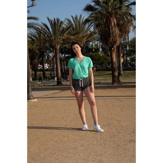 Unisex fine jersey v-nyakú póló
