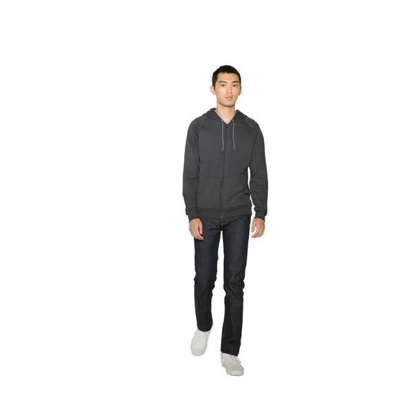 Unisex california fleece cipzáras kapucnis pulóver