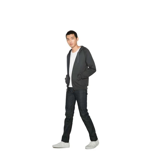 Unisex california fleece cipzáras kapucnis pulóver