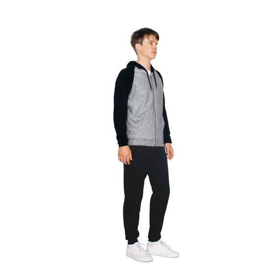 Unisex california fleece cipzáras kapucnis pulóver