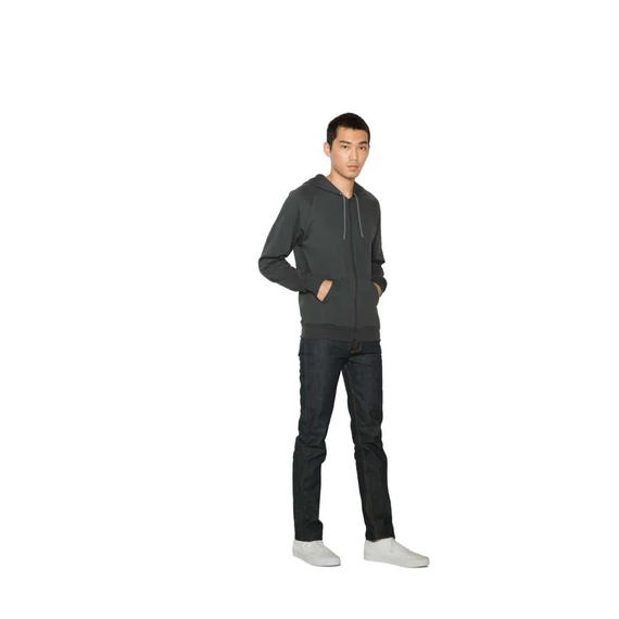 Unisex california fleece cipzáras kapucnis pulóver